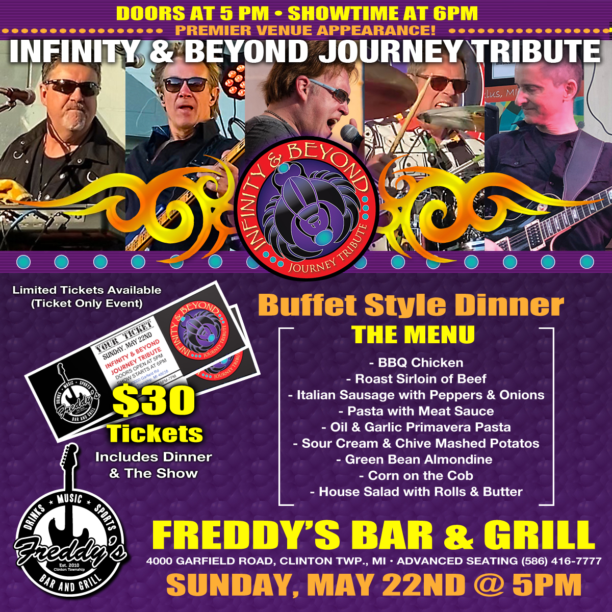 Tribute Sundays: Infinity and Beyond (Journey Tribute)